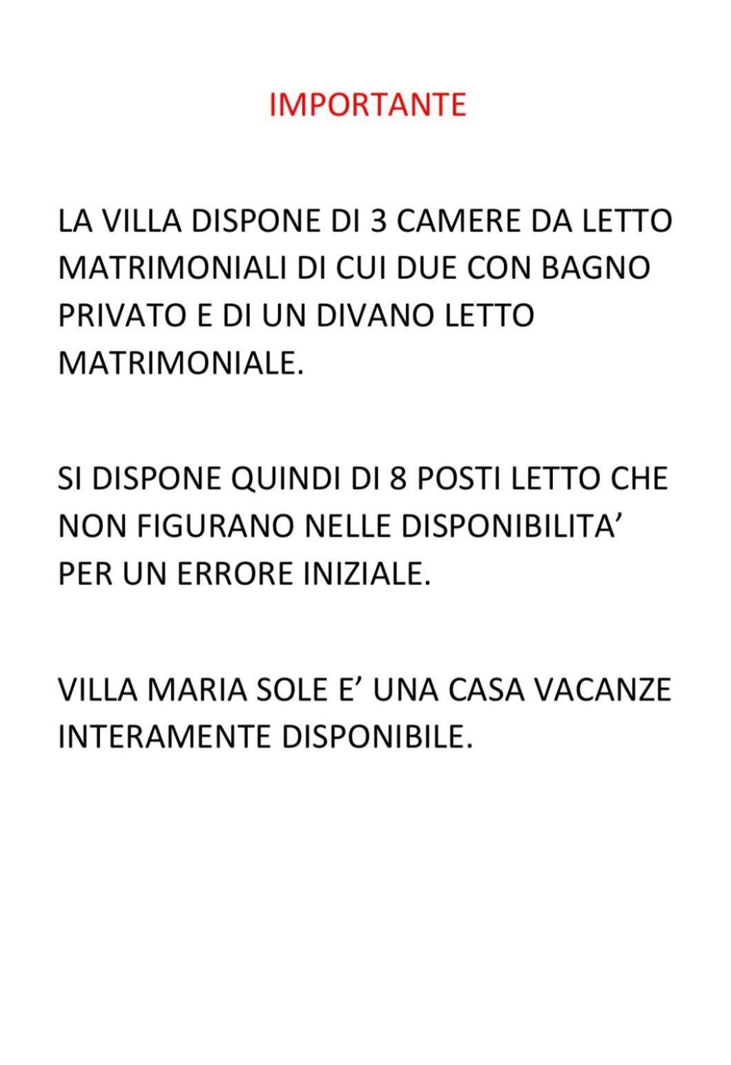 Villa Maria Sole Scafati Exterior photo
